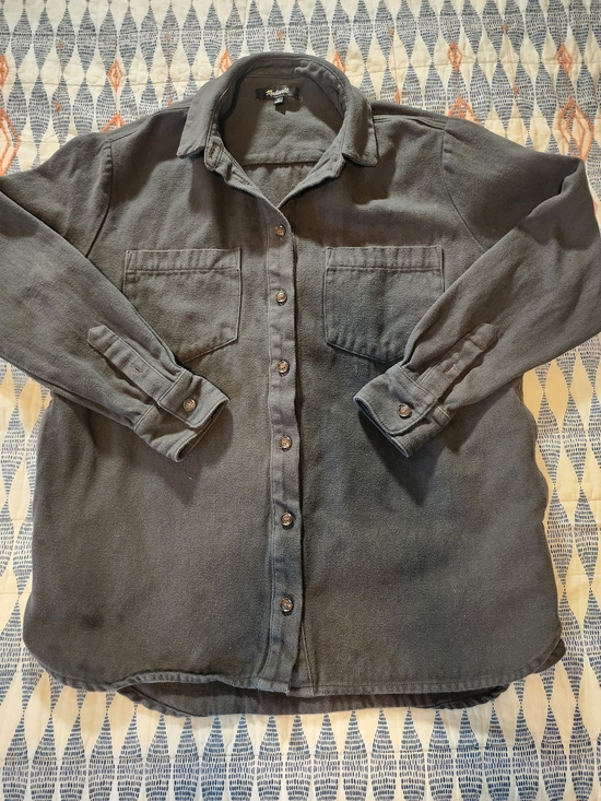 Madewell Other - Madewell Sunday Flannel Charcoal Casual Button-Down